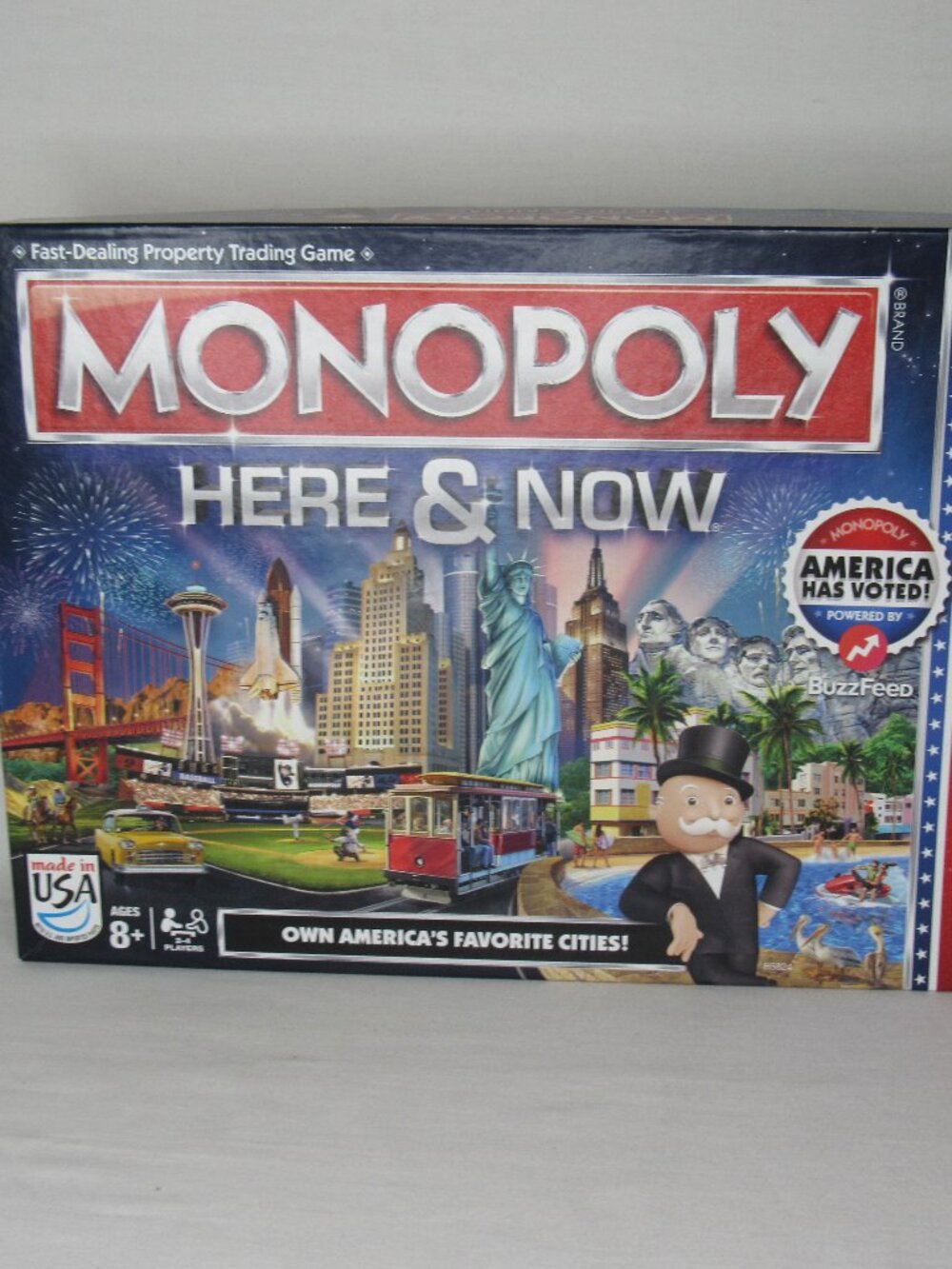 Monopoly HERE & NOW Own America's Favorite Cities Game